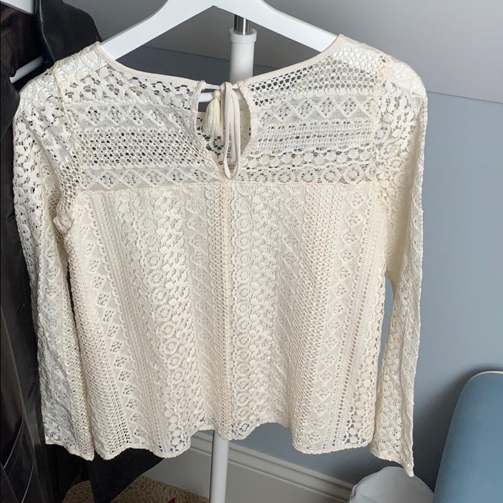Hollister white shirt